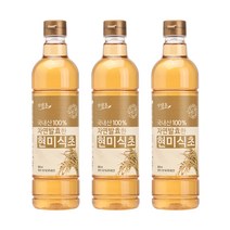 생생초 자연발효한 현미식초, 800ml, 3개