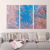 아란아트 풍경화 분할액자 캔버스 그림 45종 거실 카페 주방 인테리어, 2. 중대형 50x100(cm) 3개