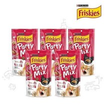프리스키 고양이스낵 파티믹스 믹스그릴 60G 5팩, 프리스키 파티믹스 믹스그릴