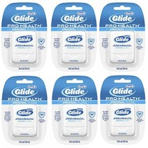 오랄비 Glide 프로-건강 덴탈 치실 오리지널 50m 팩 of 6 세정 구강세정기 치석제거 치간칫솔 치아세정기