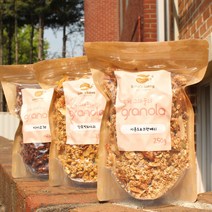 [시스터즈베이킹] 수제그래놀라 230g 4종, 메이플&헤이즐넛