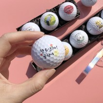골프공 커스텀 커스터마이징 레터링 골프볼 3구 5구 세트 골린이 골프입문 어버이날 선물포장, 문구 변경 O_17
