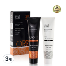 라이브잇 박준뷰티랩 프리미엄 살롱 새치커버 헤어 컬러 염색제 300g, 오렌지 브라운(OR7), 12개