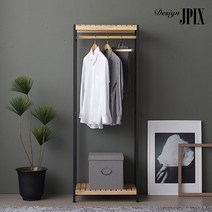 제이픽스 아이언 철제 옷장 행거 600, 화이트