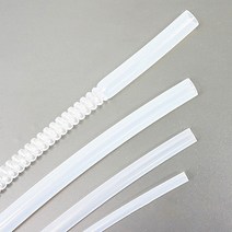 국내산 테프론 호스 투명 PFA (롤) 12X10(50M) 약품 고온스팀용, 12mm x 10mm