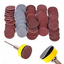 천사포 사포지 샌딩기 원형사포 100pcs 1 인치 25mm 샌딩 디스크 패드 100-3000 그릿 연마 연마 패드 키트 dremel 로타리 도구 샌드페이퍼 액세서리, zt15-100개