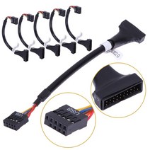 cd롬 리더기 씨디룸 DVD 플레이어 ODD 125 개대 usb 3.0 20 핀 남성 usb 2.0 9 핀 마더 보드 암 케이블 usb 변환기 어댑터 cd rom플로피 178, 1개
