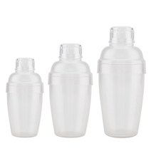 PC 칵테일 쉐이커 (3사이즈) 투명 쉐이커 바용품, 쉐이커(소)