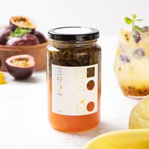 [당일발송] 담아요 수제 백향과청650g 패션후르츠청 에이드 패션후르츠차 비타민차 유기농원당 수제청, 1개, 650ml