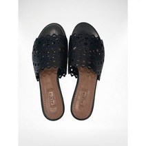 ALAIA 알라이아 비엔나 플랫 뮬 AA3M047CK