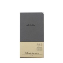 모두숍 양장85x165mm 노트 블랙 W71F217 아이디얼 사무용품 수첩 문구 3in1 48절 양장 노트