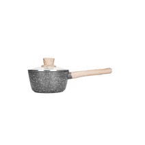 Cammex 밀크 팬 일반 편수냄비 라면 소스 이유식 리드포함 Gray 18cm
