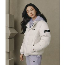국내매장판 내셔날지오그래픽 레이만 숏기장 다운 패딩 점퍼 IVORY