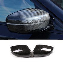 BMW 3시리즈 5시리즈 6GT 사이드 미러 풀 커버 몰딩 카본 블랙 익스테리어 파츠 튜닝[00092], 2. 풀커버형 유광 블랙 2pc, 2개