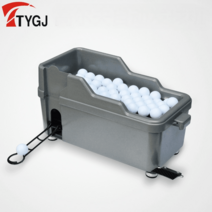 실내 골프 티머신 티박스 반자동 대용량 스윙연습 볼 공급기, 그레이티박스