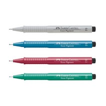 파버카스텔 에코피그먼트 펜 4색 낱개, 블루 0.3mm