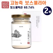 비카인 보스웰리아분말 보스웰리아차 관절 연골 보스웰리아 고농축 보수엘리아 추출분말 가루 보스웰릭산 셀렌 비타민D 무릎 관절건강, 2통, 70g