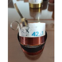 코일 스피커ID: Tannoy 우퍼베이스 스피커 플랫 구리 클래드 알루미늄 와이어 용 42.1mm 6 ohm 보이스 코일, 한개옵션0