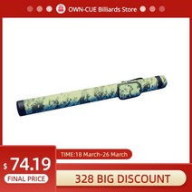 큐대가방 당구큐대케이스 당구가방 FURY FACC 해양 풀 큐 4 구멍 라운드 캔버스 운반 내구성 키트 전문 액세서리, FA-CC-MARINE