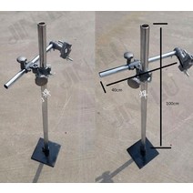 용접턴테이블 레이저용접기 스폿용접기 100cm x 40cm 용접 토치 홀더 지지대 Mig 건 클램프 마운팅 MIG MA, 한개옵션0