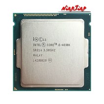인텔 코어 i5-4690K i5 4690 K I5 3.5 GHz 중고 쿼드 스레드 88W 6M CPU 프로세서 LGA 1150, 한개옵션0