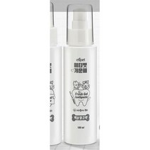 칫솔대신 젤 100ml) 바르는 댕댕이 양치 구강세정제 애견구취 세균제거 치약, 1개