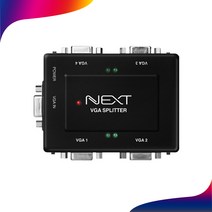 이지넷유비쿼터스 NEXT 2504VSP 1:4 VGA 모니터분배기 onoff 개별스위치 NEXT
