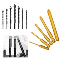 유리드릴 콘크리트 타일 대리석 플라스틱 드릴비트 유리홀쏘 융착코어비트, 2날 유리드릴 12mm