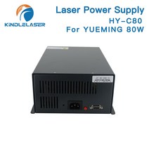 레이저 커팅기 라벨 프린터 조각기KINDLELASER HY-C80 CO2 레이저 전원 공급 장치 80W YUEMING 조각/절단, 01 110V