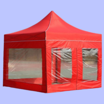 캐노피 천막 방수천막 이동식 주차 행사 옥상 테라스 텐트 포장마차 바람막이, DZ투명풀2X3 커피