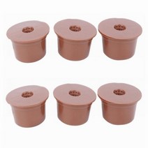 커피 머신 재사용 가능 8g 용량 캡슐 컵 필터 3 개6 개 카페테리, 6pcs