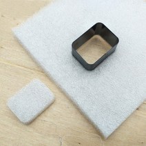 홈공방 가죽공예 모양 펀치 패턴 몰드 둥근 모서리 의 직사각형 구멍 종이 20-50mm, 30x40mm