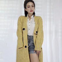 봄.가을 롱니트 가디건 / 사무실용 가디건