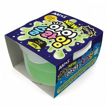 아모스 아이슬라임 액체괴물 야광 300g 아모스 문구점슬라임 만들기 수제슬라임 슬라임만들기 젤리괴물 촉, 옐로우