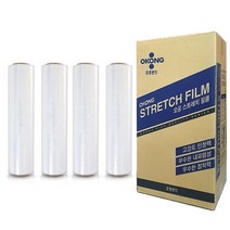오공 스트레치필름 공업용랩 포장용랩 파레트랩 산업용랩 12 15 18 20 25 30, 15mic x 500mm x 350m