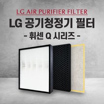 엘지 공기청정기 LA-M130SW 필터 Q 시리즈 국내산 H13, 1개, 001.헤파 탈취 세트(일반형)