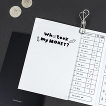 미니 가계부 노트 용돈관리 만년 캐쉬북, 마이머니