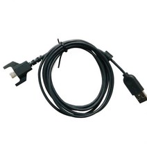내구성 PVC USB 충전 케이블 1 피스 마우스 케이블 와이어 G900 G903 G703 G Pro, 검은색