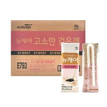 대상웰라이프 뉴케어 고소한 검은깨 환자영양식 식사대용 완전균형영양식 스마일팩 빨대 200ml x 30팩, 단품, 단품