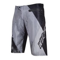 Tencasi 남성용 여성용 산악 자전거 반바지 경량 사이클링 바이커 라이딩용 블랙 블루 M, Black Grey