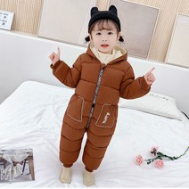 아동 방한우주복 누빔 패딩우주복 남아 여아 기모 방한 신생아 유아 슈트 외출복