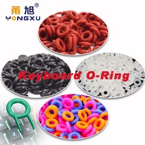 110Pcs 키보드 o 링 Keycaps 실리콘 고무 ORing 스위치 사운드 Dampeners 체리 MX 댐퍼 키 캡 실리콘 인감 반지 교체|개스킷|, 1개, orange, 8x5x1.5mm