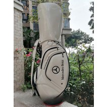벤츠골프백 파우치 보스턴백 캐디백 가방 항공 커버 경량 골프 용품 캐디백 선물, 펄 화이트