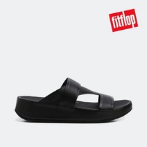 핏플랍 [공식판매처] 남성 사멜 슬리퍼 레더 ALL BLACK