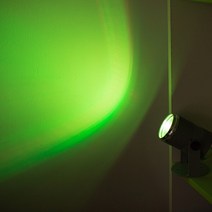 무대 조명 무선 원격 제어 led 연기 기계 무대 효과 RGB 1W 무대 스포트 라이트 경량 휴대용 램프 360 학위, 05 Green light
