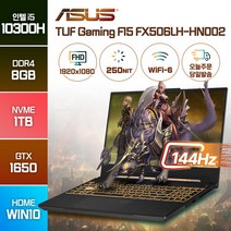 ASUS TUF Gaming F15 FX506L인텔10세대 i5-10300H GTX1650 윈도우10, WIN10 Home, 8GB, 1TB
