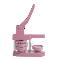 핀버튼 메탈 캔뱃지메이커 재료제작기계 58mm제작기휴대용 버튼 메이커 기계 DIY 핀 라운드 맞춤 배지 펀치 프레스 도구 용품 만들기