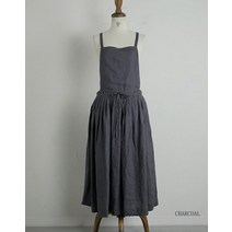 이끼당 순수린렌 스트랩 원피스