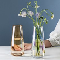 알럽홈 오로라 심포니 꽃꽂이 유리화병, 브라운