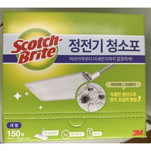 스카치브라이트 정전기 청소포 대형 150매입, 2개